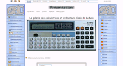 Desktop Screenshot of casio.ledudu.com
